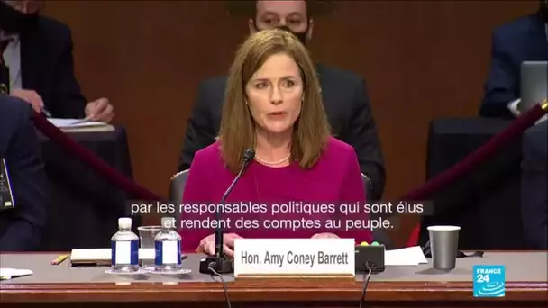 Nommée par Trump, la juge Amy Coney Barrett à l'épreuve du Sénat