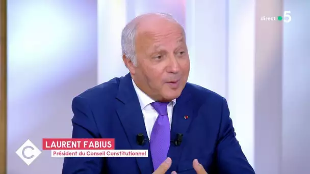 Laurent Fabius toujours au chevet du climat - C à Vous - 16/09/2020