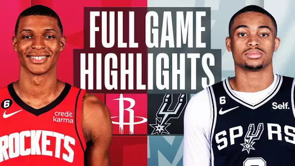 ROCKETS at SPURS | FULL GAME HIGHLIGHTS | December 8, 2022