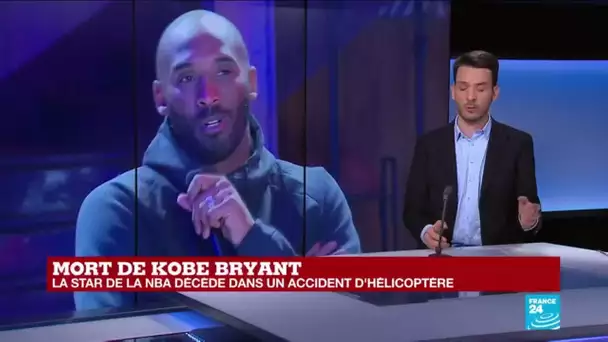 Mort de Kobe Bryant à 41 ans dans un accident d'hélicoptère