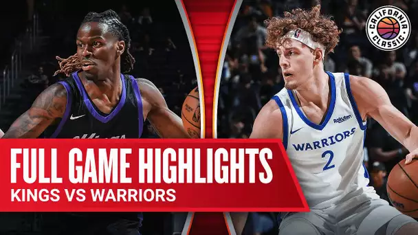 KINGS vs WARRIORS | CALIFORNIA CLASSIC | FULL GAME HIGHLIGHTS