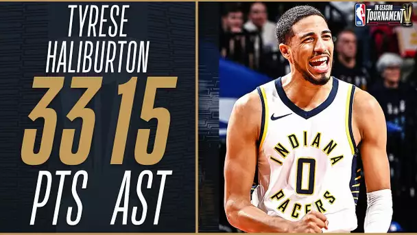 Tyrese Haliburton Drops DOUBLE-DOUBLE In NBA In-Season Tournament! 🏆 | November 14, 2023