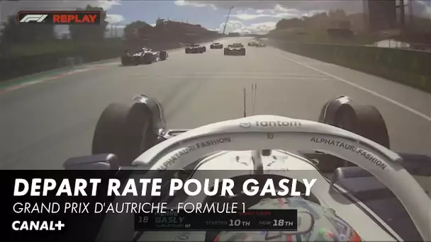 Départ raté pour Pierre Gasly - Grand Prix d'Autriche - F1