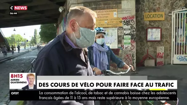 Paris : des cours de vélo pour rouler en toute sécurité malgré la circulation