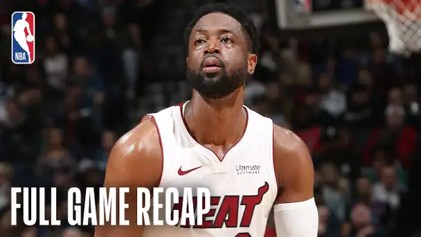 HEAT vs TIMBERWOLVES | Wade Drops 24 Points In Minnesota  | April 5, 2019