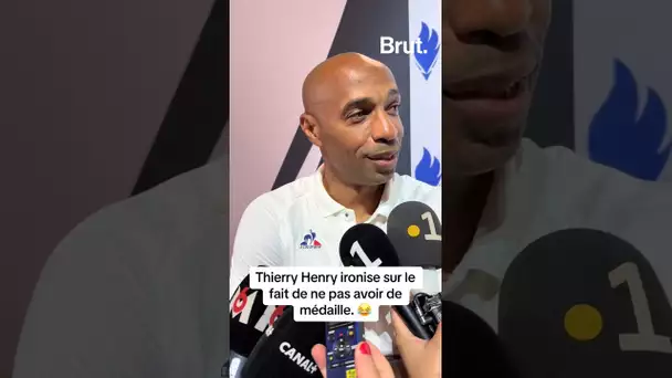 Thierry Henry ironise sur le fait de ne pas avoir de médaille #paris2024