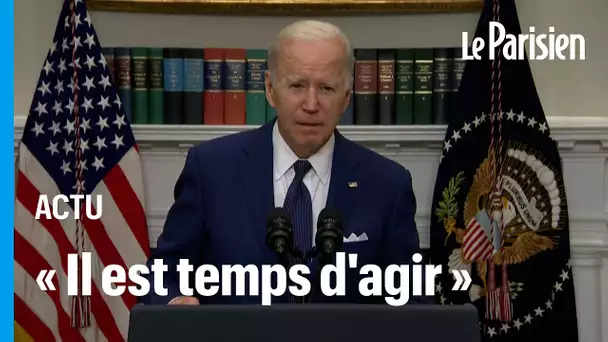 Fusillade dans une école du Texas : Joe Biden appelle à «affronter le lobby des armes»