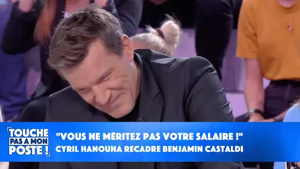 "Vous ne méritez pas votre salaire !" : Cyril Hanouna recadre Benjamin Castaldi