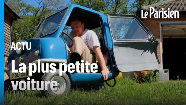 Alex conduit la voiture la plus petite du monde, son plein lui coûte moins de 10 euros