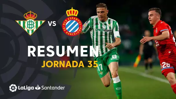 Resumen de Real Betis vs RCD Espanyol (1-1)