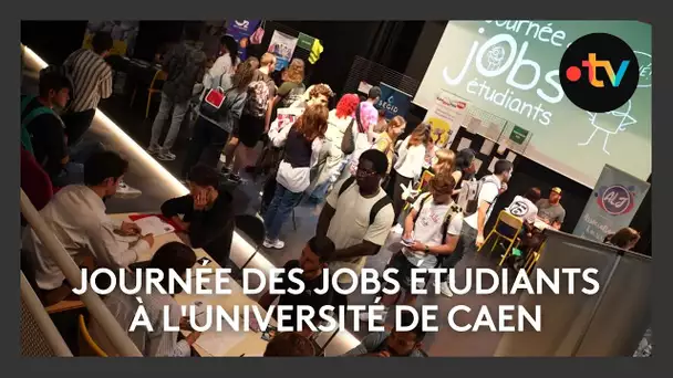 Journée des jobs étudiants à l'université de Caen