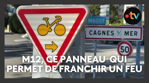 Les cyclistes peuvent franchir les feux rouges avec ce nouveau panneau de signalisation, le M12