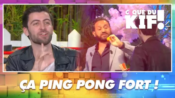 Yoann affronte Cyril Hanouna au ping-pong !