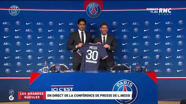 PSG : l'intégralité de la conférence de presse de Lionel Messi