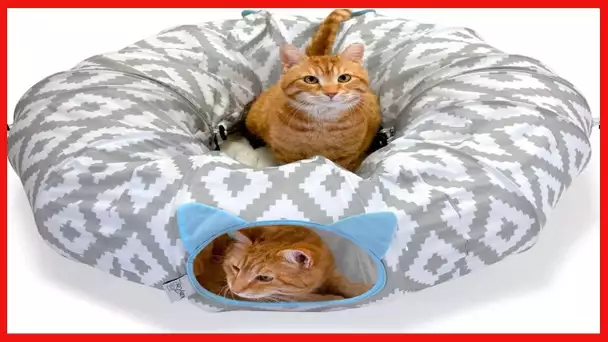 Kitty City Large Cat Tunnel Bed, Cat Bed, Pop Up bed, Cat Toys