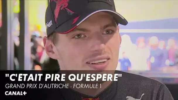 La réaction de Verstappen apèrs le Grand Prix d'Autriche - F1