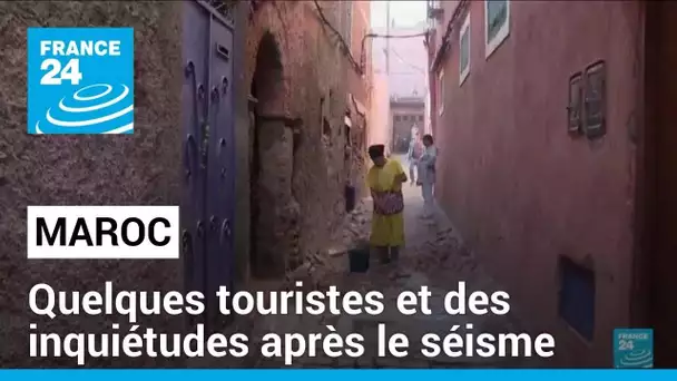 Maroc : dans la médina de Marrakech, quelques touristes et des inquiétudes après le séisme