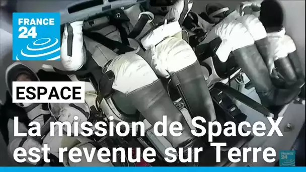 Après la première sortie spatiale privée, la mission de SpaceX est revenue sur Terre