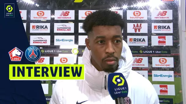 Interview de fin de match : LOSC LILLE - PARIS SAINT-GERMAIN (1-5)  / 2021/2022