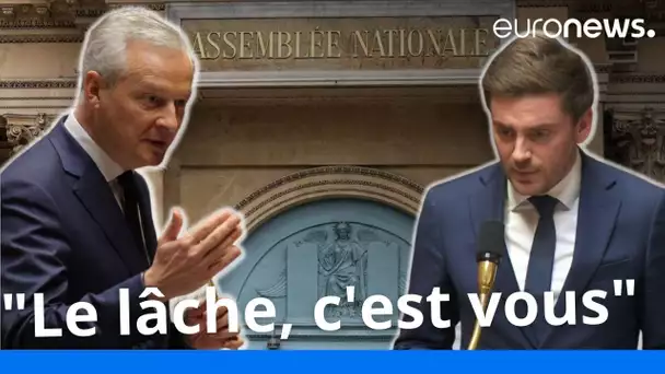 France : un ministre traité de "lâche" à l'Assemblée nationale