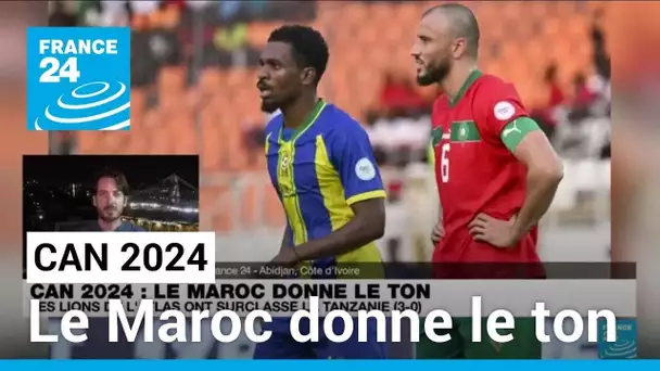 CAN 2024 : les Lions de l'Atlas entament brillamment la compétition contre la Tanzanie