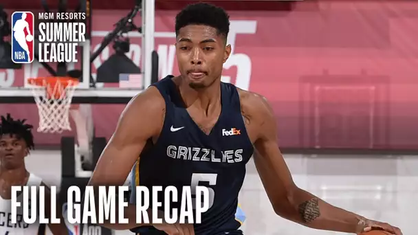 GRIZZLIES vs PACERS | Caboclo & Evans Lead MEM Past IND | MGM Resorts NBA Summer League