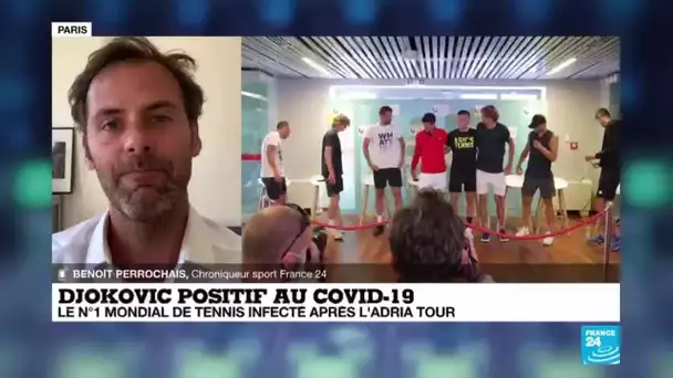 Novak Djokovic positif au Covid-19 après l'Adria Tour