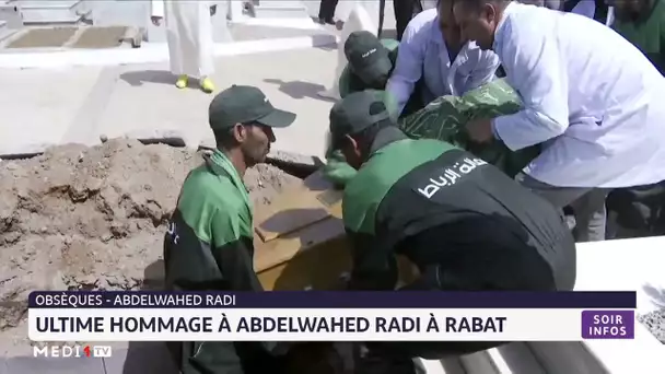 Obsèques : ultime hommage à feu Abdelouahed Radi