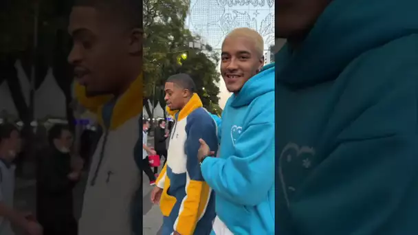 Jeremy Sochan & Keldon Johnson visit the Angel of Independence! | #NBAenMexico