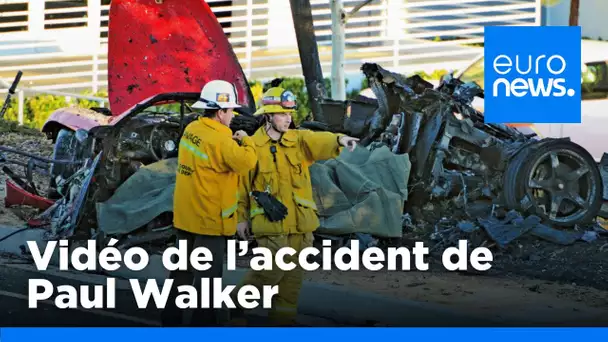 Mort de Paul Walker: le moment de l&#039;accident capté par une caméra de surveillance