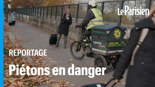 Scooters, trottinettes, vélos sur le trottoir à Paris : les piétons en insécurité sur le trottoir