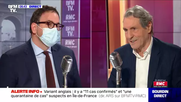 Aurélien Rousseau face à Jean-Jacques Bourdin en direct