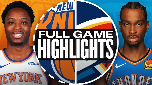 KNICKS at THUNDER | FULL GAME HIGHLIGHTS | January 3, 2025