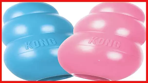 KONG Medium Puppy Teething Toy - Colors May Vary(Pack of 1)