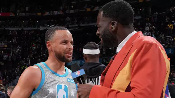 Draymond Green Reacts Live to Stephen Curry INSANE All-Star 😆