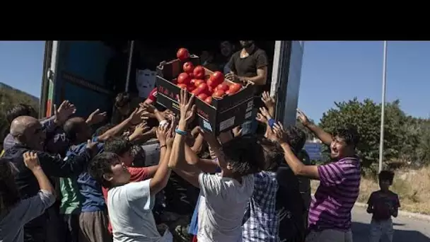 L'appel à l'aide des migrants après l'incendie du camp de Moria