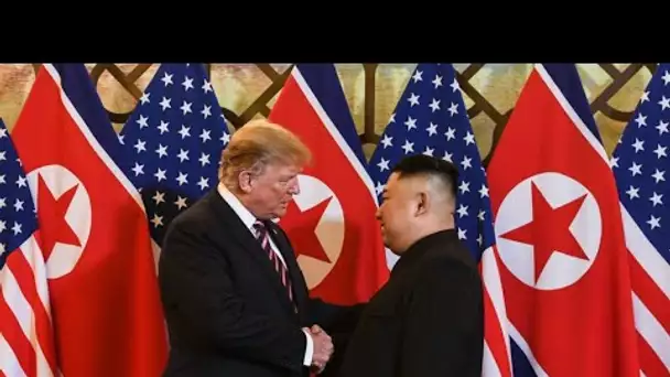 À Hanoï, poignée de main et optimisme pour l&#039;ouverture du sommet Trump-Kim