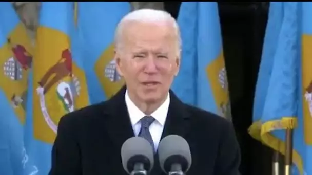 Le président américain élu, Joe Biden fond en larmes en plein discours...