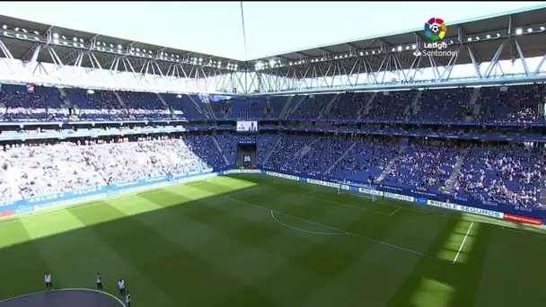 Calentamiento RCD Espanyol de Barcelona vs CA Osasuna