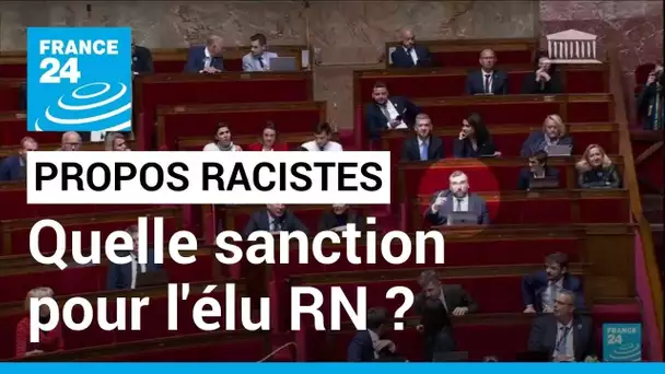 Propos racistes à l'Assemblée nationale : quelle sanction pour le député RN ? • FRANCE 24