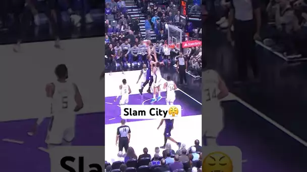 Giannis Antetokounmpo & Domantas Sabonis ARE DUNKING EVERYTHING In Sacramento! 👀🔥| #Shorts