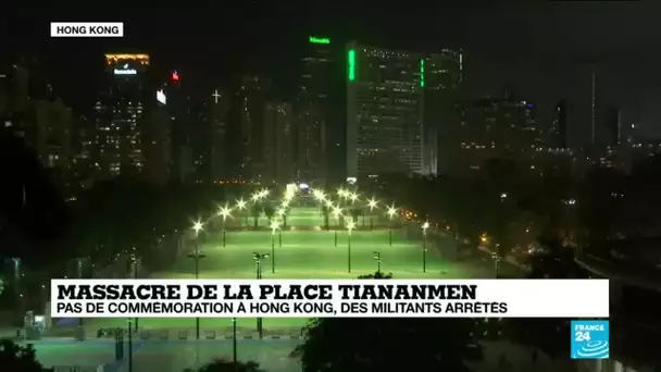 Massacre de la place Tiananmen : les commémorations empêchés par la police à Hong Kong