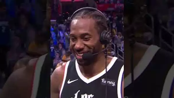 Kawhi the 'Baddest Man on the Planet' 👀 | #shorts