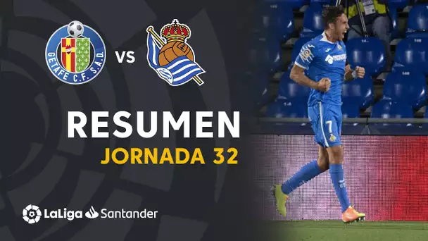 Resumen de Getafe CF vs Real Sociedad (2-1)