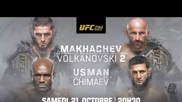 BA UFC 294 en PRIME samedi: La revanche Volkanovski-Makhachev, le test de Chimaev face à une légende