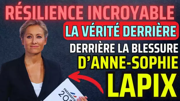 Anne-Sophie Lapix : Quand la transparence face à la blessure inspire une nation ! #Transparence