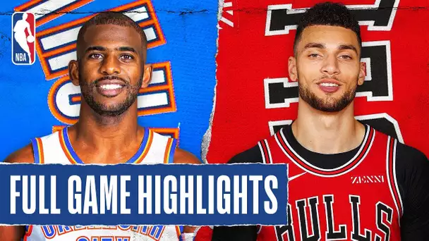 THUNDER at BULLS | FULL GAME HIGHLIGHTS | February 25, 2020