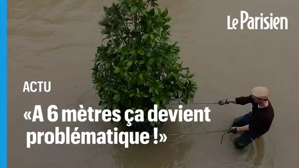 Crue de la Seine : le fleuve déborde sur les quais de Paris