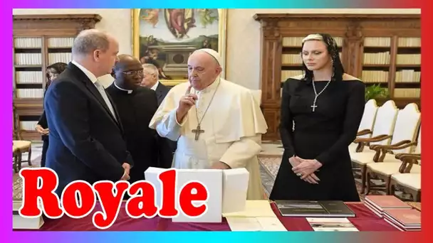 Le Prince Albert et la Princesse Charlène de Monaco: Le pape François les reçoit au Vatican