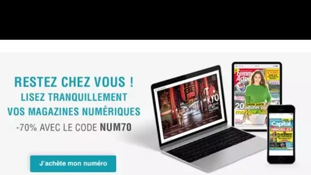 Continuez à lire Femme Actuelle de chez vous et profitez d'une réduction de -70% !